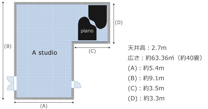 貸スタジオ - プロフェッショナルパーカッション(東京都練馬区)